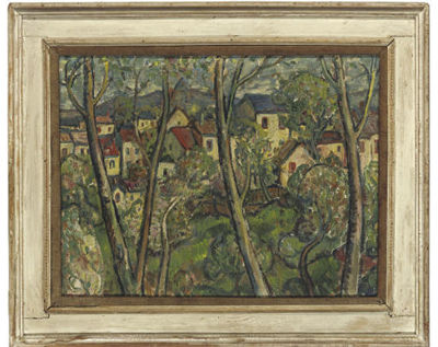 View from the artist's studio, Park Road, Richmond