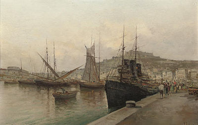 On the quay, Naples
