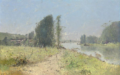 On the river at L'Yonne, Bourgogne