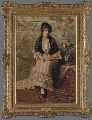Lady with fan