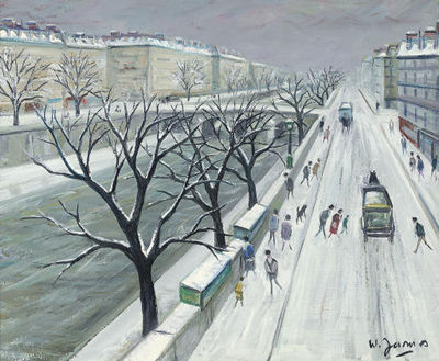 La Seine sous la neige au Pont Marie by Willy Rochat James - Auction record, sale price, and art valuation. Compare with similar artists and explore comparable artworks.