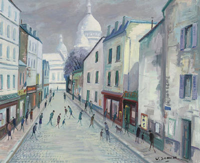 Montmartre et le Sacré Coeur by Willy Rochat James - Auction record, sale price, and art valuation. Compare with similar artists and explore comparable artworks.