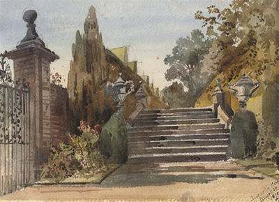 The garden steps by Augustus John Cuthbert Hare - Auction record, sale price, and art valuation. Compare with similar artists and explore comparable artworks.