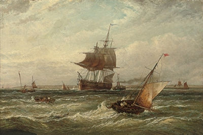 Congested waters in the Channel