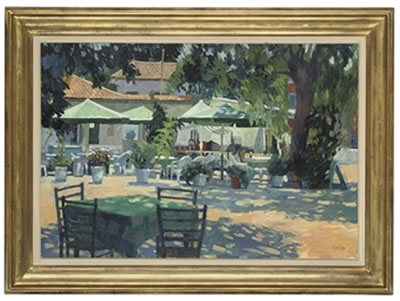 Market square Exochora, Greece by Annabel Gosling - Auction record, sale price, and art valuation. Compare with similar artists and explore comparable artworks.