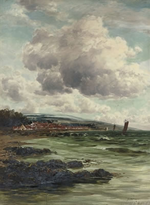 On the east coast at Dysart by John Hamilton Glass - Auction record, sale price, and art valuation. Compare with similar artists and explore comparable artworks.