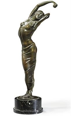 Sample artwork by Jeno Kerenyi (1908 - 1975), known for sculpture - View similar artists and auction records