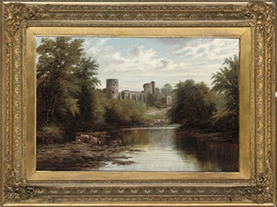 Barnard Castle, on the river Tees, Durham