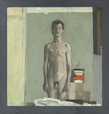 Standing male nude