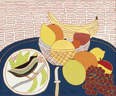 Fruit and Bird Plate
