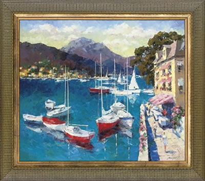The marina