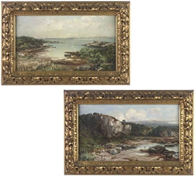 Ardlussa Bay and The Salting Cliffs; A Pair (2)