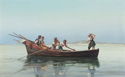 An outing on the Bay of Naples