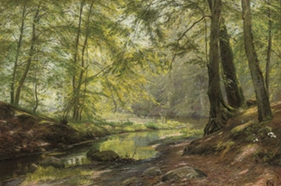 Sample artwork by Johannes Boesen (1847 - 1916), known for landscape painting - View similar artists and auction records
