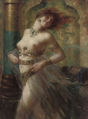 Dancing odalisque
