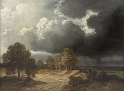 The approaching storm