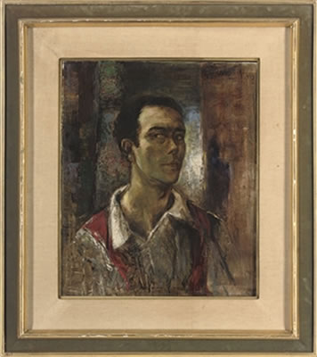 Portrait of Guy Cambier: Self-portrait