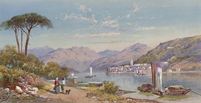 BELLAGGIO by Charles Edmund Rowbotham - Auction record, sale price, and art valuation. Compare with similar artists and explore comparable artworks.