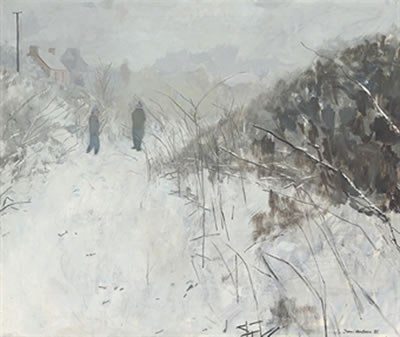 The Old Lane in the Snow