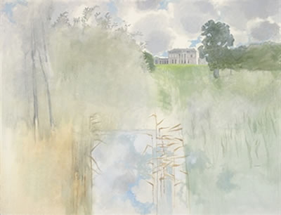 Castle Coole from Lough Coole
