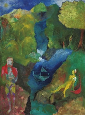 A Corner of Eden before the Fall by Jacinta Feeney - Auction record, sale price, and art valuation. Compare with similar artists and explore comparable artworks.