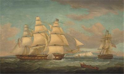 An East Indiaman in two positions off Dover calling for a pilot by Charles Augustus Mornewick - Auction record, sale price, and art valuation. Compare with similar artists and explore comparable artworks.