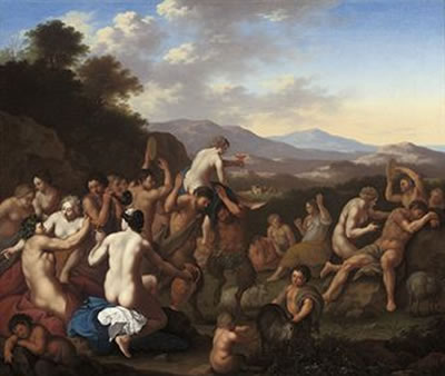 A bacchanal by Johannes (Johan) Van Haensbergen - Auction record, sale price, and art valuation. Compare with similar artists and explore comparable artworks.
