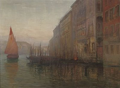 Dawn on the Grand Canal, Venice