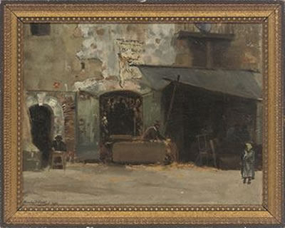 The letter writer, Naples