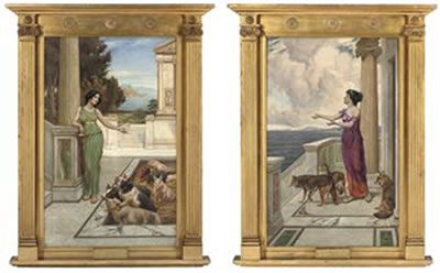 Homer, The Odyssey by Wright Barker - Auction record, sale price, and art valuation. Compare with similar artists and explore comparable artworks.