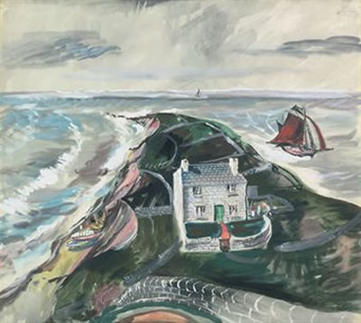 Sample artwork by Rowland Suddaby (1912 - 1973), known for landscape, marine and still life painting - View similar artists and auction records