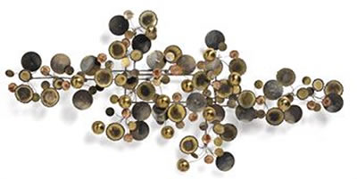 'RAINDROPS' WALL SCULPTURE, CIRCA 1970