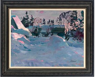 Early morning, winter