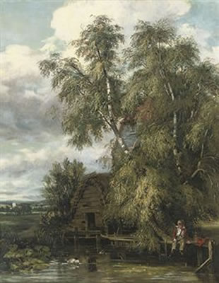 Fishing beside the river