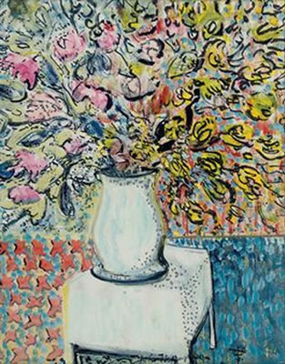 Flowers in a White Vase by John Thompson - Auction record, sale price, and art valuation. Compare with similar artists and explore comparable artworks.