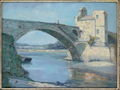 Pont St-Bénezet, Avignon by Augustus William Enness - Auction record, sale price, and art valuation. Compare with similar artists and explore comparable artworks.
