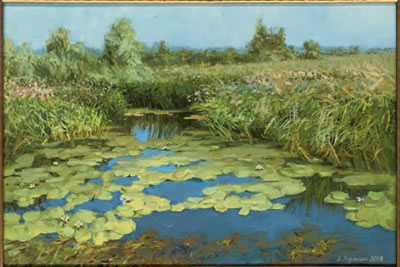 The lily pond by Valeri Voronov - Auction record, sale price, and art valuation. Compare with similar artists and explore comparable artworks.