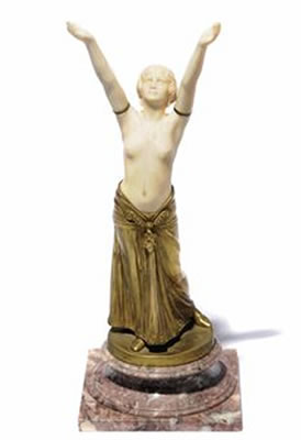'INVOCATION' FIGURE, CIRCA 1910 by Charles Arthur Muller - Auction record, sale price, and art valuation. Compare with similar artists and explore comparable artworks.