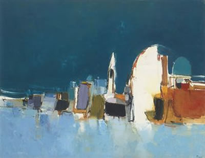 Sample artwork by Donald Hamilton Fraser (1929 - 2009), known for modernist-leaning landscape, figure - View similar artists and auction records