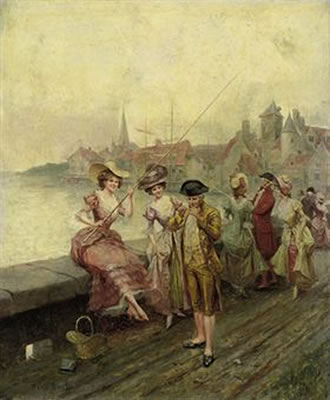 A fishing lesson