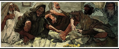 In the bazaar by Erich Wolfsfeld - Auction record, sale price, and art valuation. Compare with similar artists and explore comparable artworks.