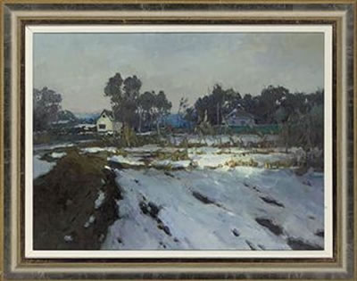 The end of winter by Alexander Karpachov - Auction record, sale price, and art valuation. Compare with similar artists and explore comparable artworks.