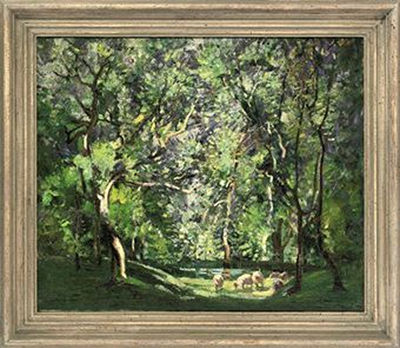 Sheep grazing in a forest by Marcella Claudia Heber Smith - Auction record, sale price, and art valuation. Compare with similar artists and explore comparable artworks.