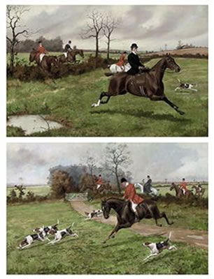 On the scent; and Clearing the hedge by George Derville Rowlandson - Auction record, sale price, and art valuation. Compare with similar artists and explore comparable artworks.