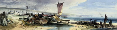 Fishing boats on the south coast by Richard Principal Leitch - Auction record, sale price, and art valuation. Compare with similar artists and explore comparable artworks.
