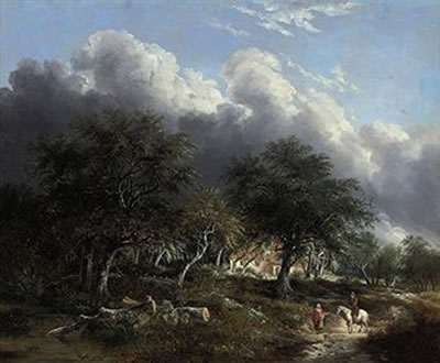 Storm clearing in the New Forest