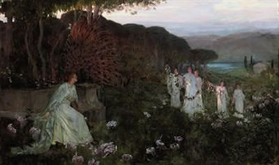 Hera and her attendants