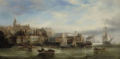 A hive of activity on the Thames at Gravesend