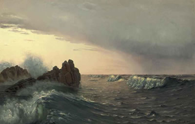 Sample artwork by Johannes Herman Brandt (1850 - 1926), known for seascape painting - View similar artists and auction records