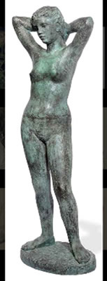 Standing nude